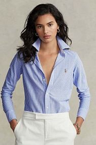 Koszula Polo Ralph Lauren  niebieska damska 211664416002
