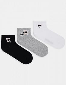 Skarpetki Karl Lagerfeld  szare damskie A1W47077