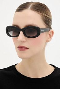 Okulary alexander mcqueen  czarne damskie AM0527S