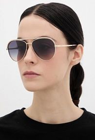 Okulary Guess  złote damskie GU00271.6032B