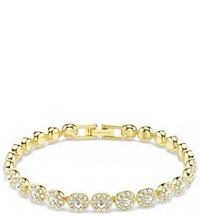 Bransoletka Swarovski  złota 5749386