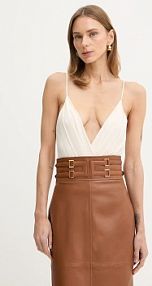 Body Elisabetta Franchi  beżowe BO01461E2