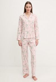 Piżama Lauren Ralph Lauren  różowa damska ILN92493