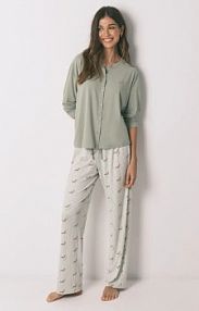 Piżama Women'secret  zielona damska 3593005