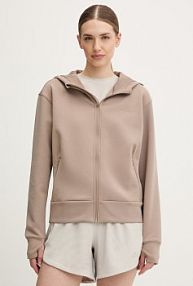 Bluza rozpinana adidas performance  brązowa damska JX7311