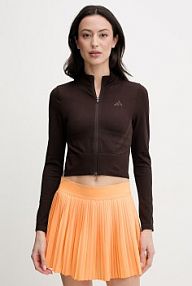 Bluza rozpinana adidas performance  brązowa damska KE5821