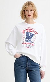Bluza przez głowę Levi's  biała A7288.0112