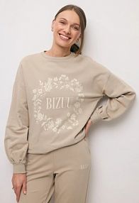 Bluza przez głowę BIZUU  beżowa ORISA.BEZOWY