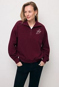Bluza przez głowę BIZUU  bordowy TANSY.BORDOWY