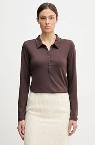 Longsleeve United Colors of Benetton  brązowy damski 3TVRD3017