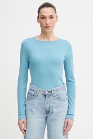 Longsleeve United Colors of Benetton  niebieski damski 3GA8D10CF