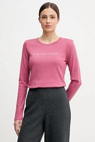 Longsleeve United Colors of Benetton  różowy damski 3GA8E16G0