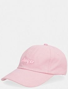 Czapka z daszkiem HUGO Blue  różowa damska 50555804