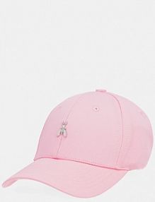 Czapka z daszkiem PATRIZIA PEPE  różowa damska 8F0109.AB01