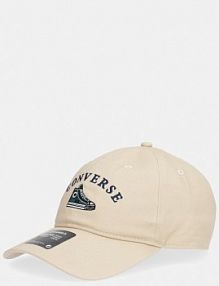 Czapka z daszkiem Converse  beżowa damska MA5710