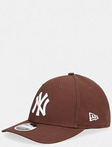 Czapka z daszkiem new era  brązowa damska 60771878
