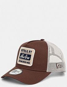 Czapka z daszkiem new era  brązowa damska 60771802