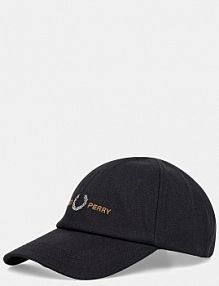 Czapka z daszkiem Fred Perry  czarna damska HW2300