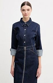 Koszula jeansowa Calvin Klein Jeans  granatowa LV047E709G