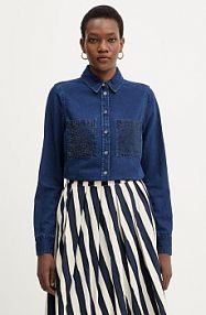 Koszula jeansowa Guess  niebieska W6RH82.D6841