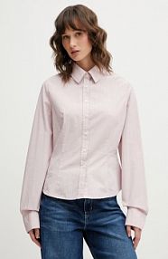 Koszula z długim rękawem Guess Jeans  różowa W6RH66.WH7Q1