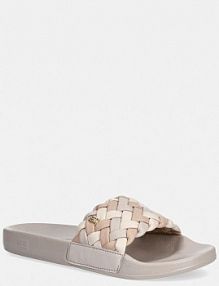 Klapki Tommy Hilfiger  beżowe damskie FW0FW09039