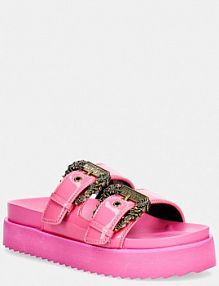 Klapki Versace Jeans Couture  różowe damskie 80VA3SM1.ZS19