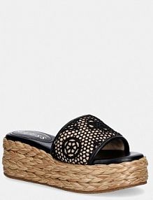 Klapki Guess  czarne damskie FLJBIA.FAL04.
