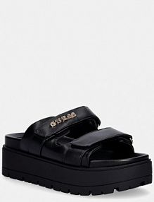 Klapki Guess  czarne damskie FLJFAX.ELE03.