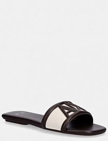 Klapki Armani Exchange  brązowe damskie XW002568.AF22