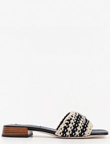 Klapki eleganckie Karl Lagerfeld  czarne KL80701C.K0T