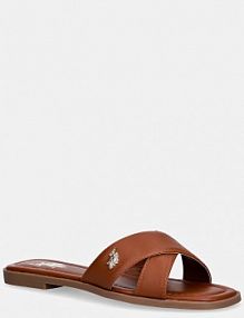Klapki U.S. Polo Assn.  brązowe damskie GENNY002W.6Y1