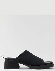 Klapki eleganckie Miista  czarne E8.3319