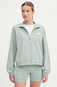 Kurtka adidas performance  turkusowa damska KC5489