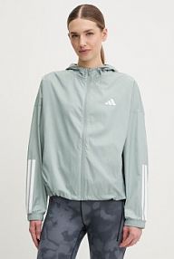 Kurtka adidas performance  turkusowa damska KC7654