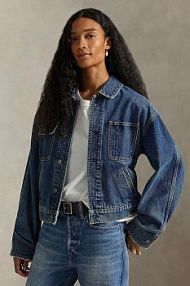 Kurtka jeansowe Polo Ralph Lauren  niebieska damska 211A93907