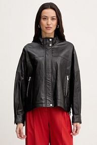Kurtka skórzana pinko  czarna damska 106235.A31Y
