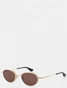 Okulary alexander mcqueen  złote damskie AM0523S