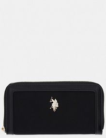 Portfel U.S. Polo Assn.  czarny damski WEUHU6384WZC
