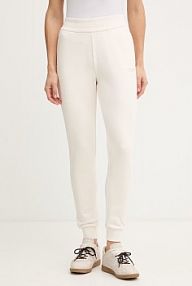 Spodnie dresowe Armani Exchange  beżowe damskie XW001454.AF10