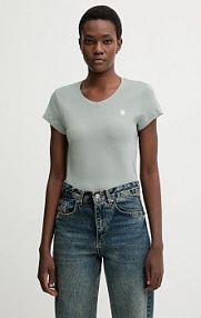 T-shirt G-Star  zielony damski D24533.4107.C