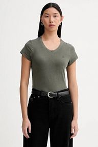 T-shirt G-Star  zielony damski D24533.B059.B