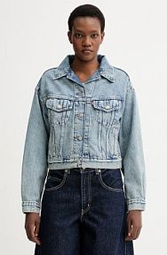 Kurtka jeansowe Levi's  niebieska damska A9155.0021