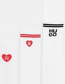 Skarpetki HUGO  białe damskie 50553452