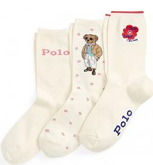 Skarpetki Polo Ralph Lauren  beżowe damskie 455P10258
