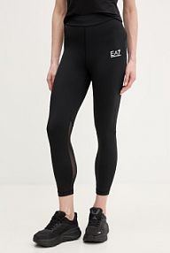 Legginsy EA7 Emporio Armani  czarne damskie AF21580.7W000