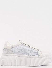 Sneakersy Karl Lagerfeld  białe damskie KL42326.41W