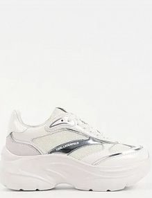 Sneakersy Karl Lagerfeld  białe damskie KL68016.41S