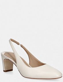 Czółenka Lauren Ralph Lauren  beżowe 802P00096003.