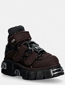 Sneakersy New Rock  brązowe damskie M.285.C76